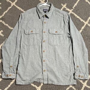 Men's Gray Patagonia Thick Cotton Shirt